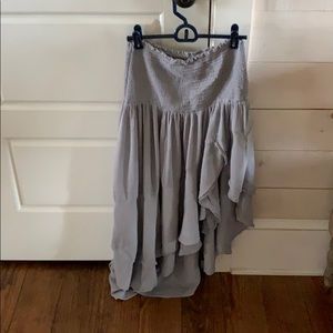 free people high low skirt